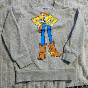 BN Kids Sweatshirt Toy Story Baleno Disney Woody Gray 7-8‎ Youth NWOT